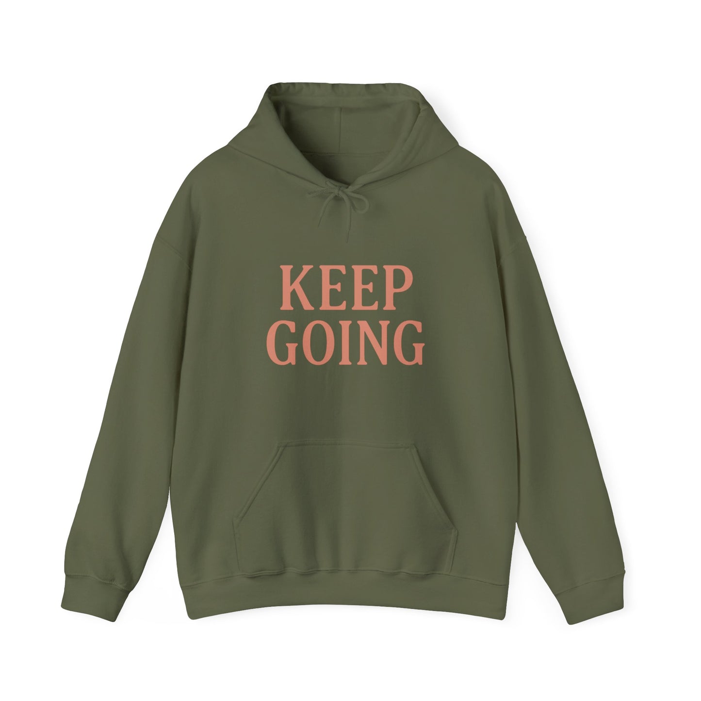 Motivational Unisex Hoodie - Keep Going, Cozy Sweatshirt