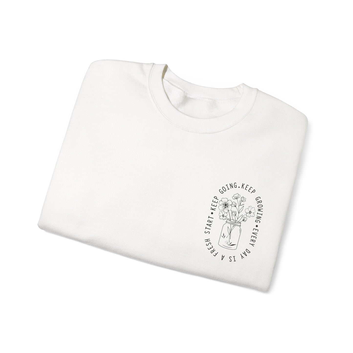 Keep Going Unisex Heavy Blend Crewneck Sweatshirt