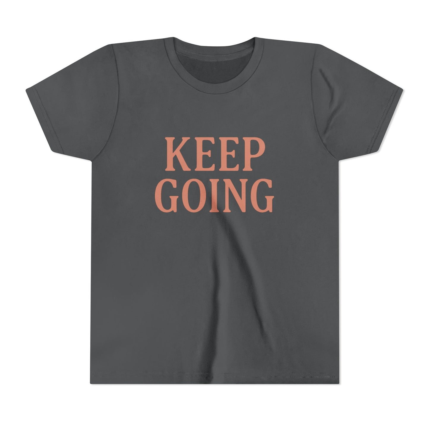 Motivational Youth Tee - "Keep Going" - Positive Reminder