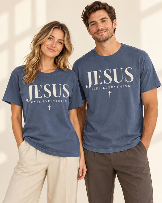 Jesus Over Everythun T-shirts Unisex